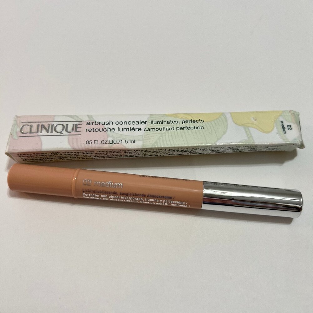 Clinique Airbrush Concealer Shade 02 Medium Full Regular Standard Size